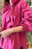 Paloma Tela Poet Blouse Deep Raspberry